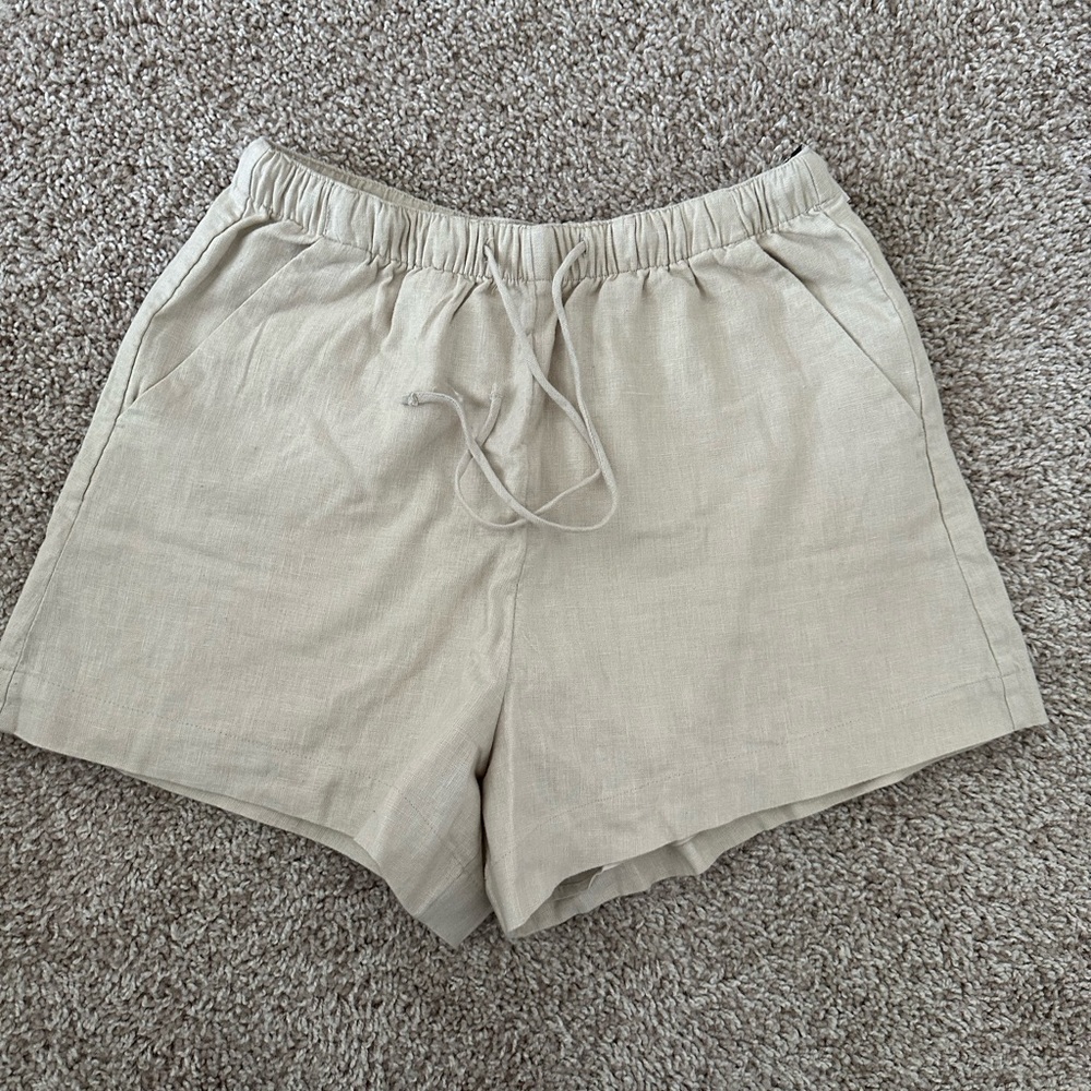 NWT Abercrombie linen shorts